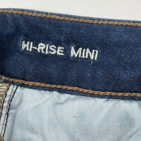 American Eagle Next Level Stretch Hi Rise Mini Skirt Raw Hem NEW - Picture 6 of 11